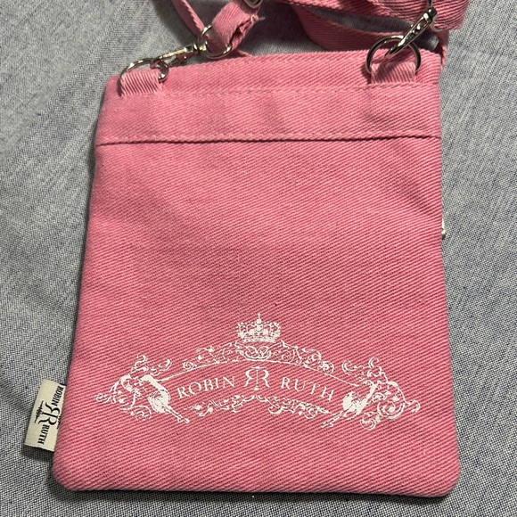 Robin Ruth Pink and Black Colorado Crossbody Bag NWOT - Picture 2 of 8